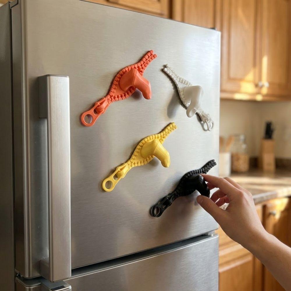 Plastic Finger Refrigerator Magnet Funny Novelty Fridge Sticker Decor Home Decor