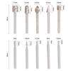 Electric Grinding Accessories 10pcs 3mm Shank HSS Router Bits Rotary Burr for Drill Woodworking Tool Set CNC Engraving