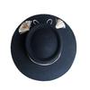 Ren Ull Hög Hatt Pork Pie Jazzhatt Brittisk Stil Mode Platt Topp Filthatt