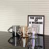 Wanghong Bubble Glass Cup with Pearl Handle - Multipurpose for Water, Milk, Coffee, Beer, or Beverages