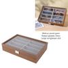 8 Slot Sunglasses Storage Case Walnut Grain Wooden Glasses Box Organizer Storage Eyeglasses Holder
