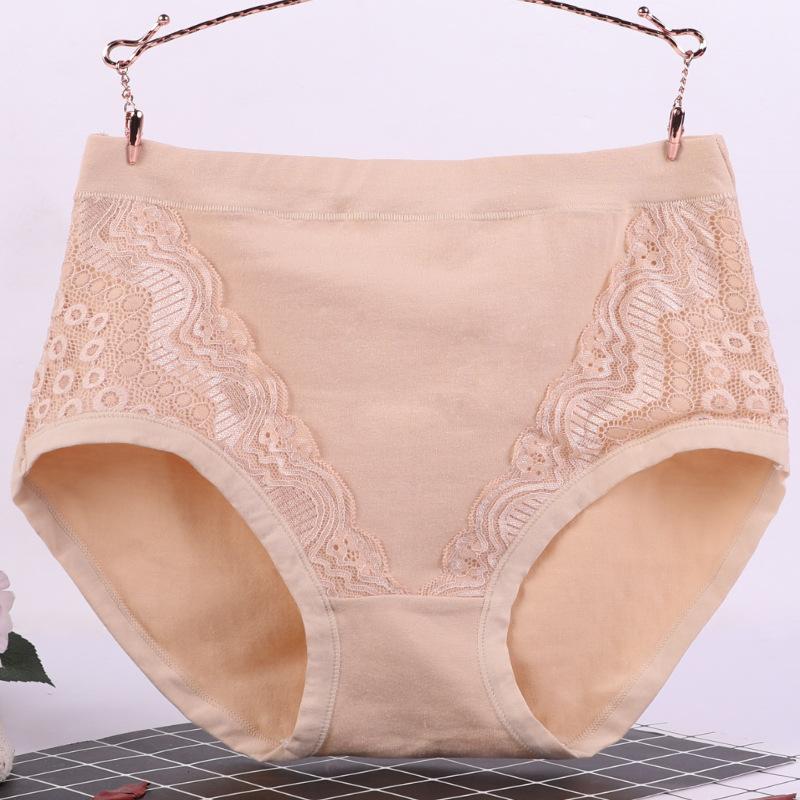 CFSC Women's Large Size Underwear Solid Color Print Underwear