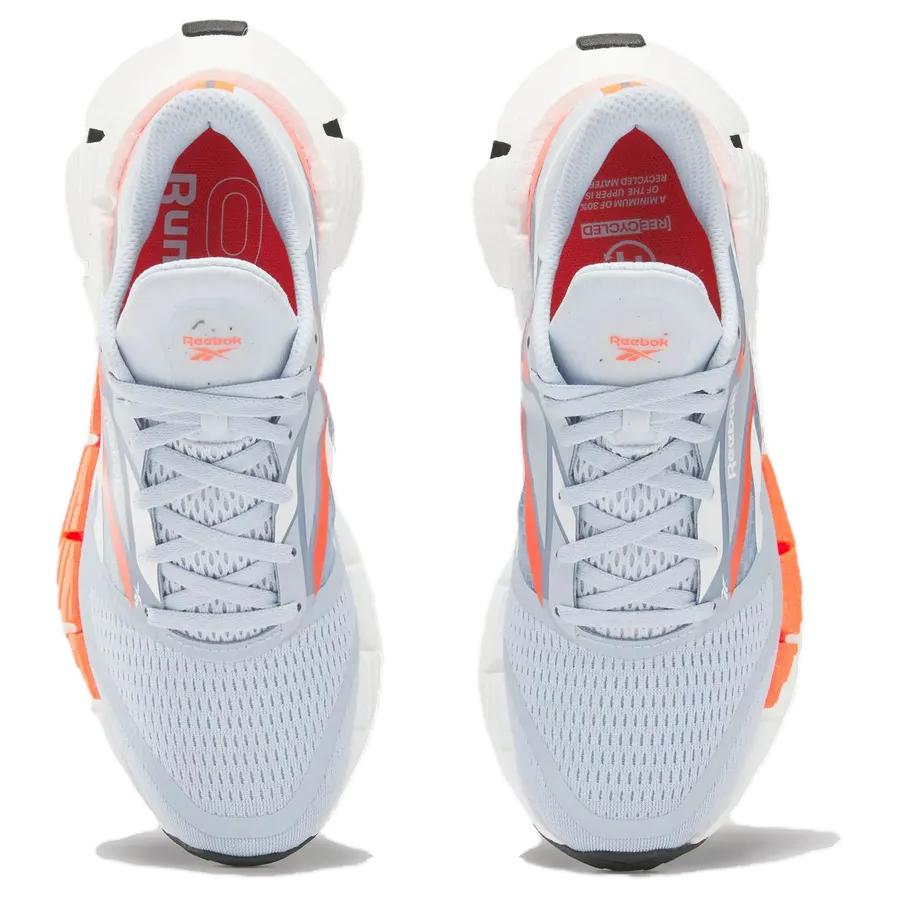 Reebok FloatZig 1 Pale Blue Orange Flare Women Sneakers Footwear-White 100206606