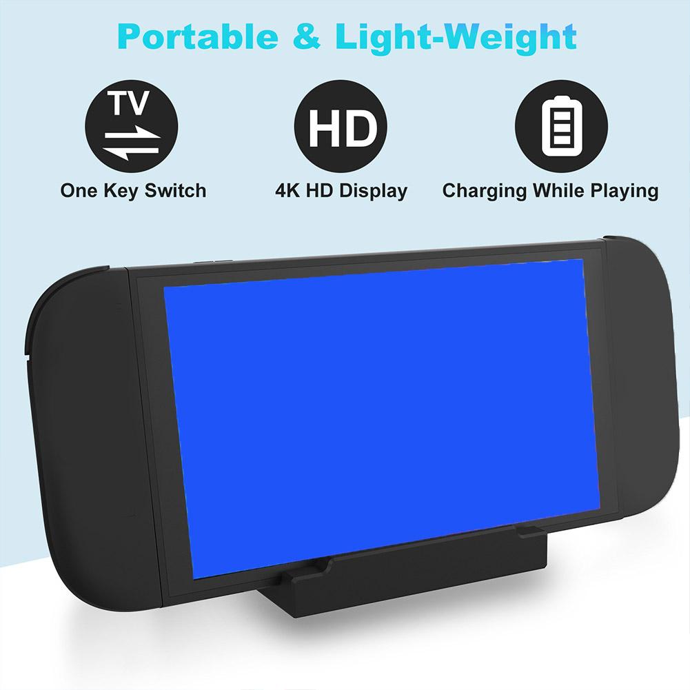 For Switch 2 Docking Station Multifunction Portable Hub Docking Station Wall Mounted 4K HD Display Charging for NS2 Accessories