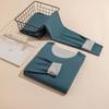 Qipai Men's Wool-Silk Heating Thermal Underwear Set