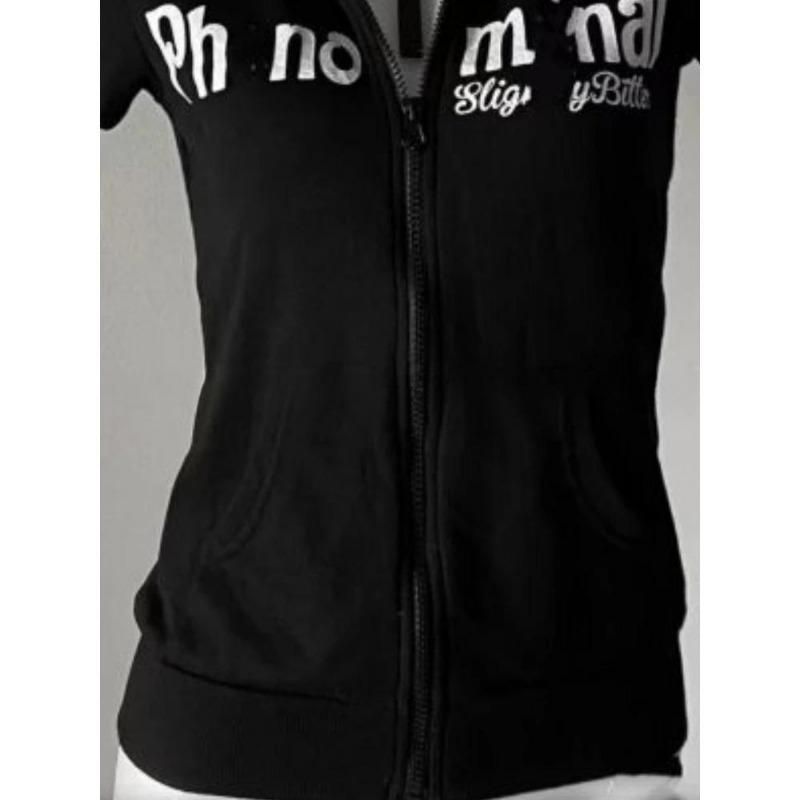 2KWEIRD Y2K Subkultura Nadruk Czaszki Rozpinany Kardigan Krótki Rękaw Kobiety Japonia Slim Fit Pasiasta Bluza z Kapturem Casualowe Topy Moda Odzież Streetwear