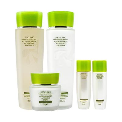 3W Clinic Aloe Full Water 3-piece Set 3-piece Set