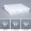 25Pcs/Set Plastic Threads Bobbins Sewing Machine Spools with Storage Box for DIY Embroidery Accessories Household Sewing Tools