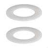 2 Pieces Toilet Flush Valve Seal Rings Washer Maintenance Parts Replacement 5cm Inner Hole Diameter