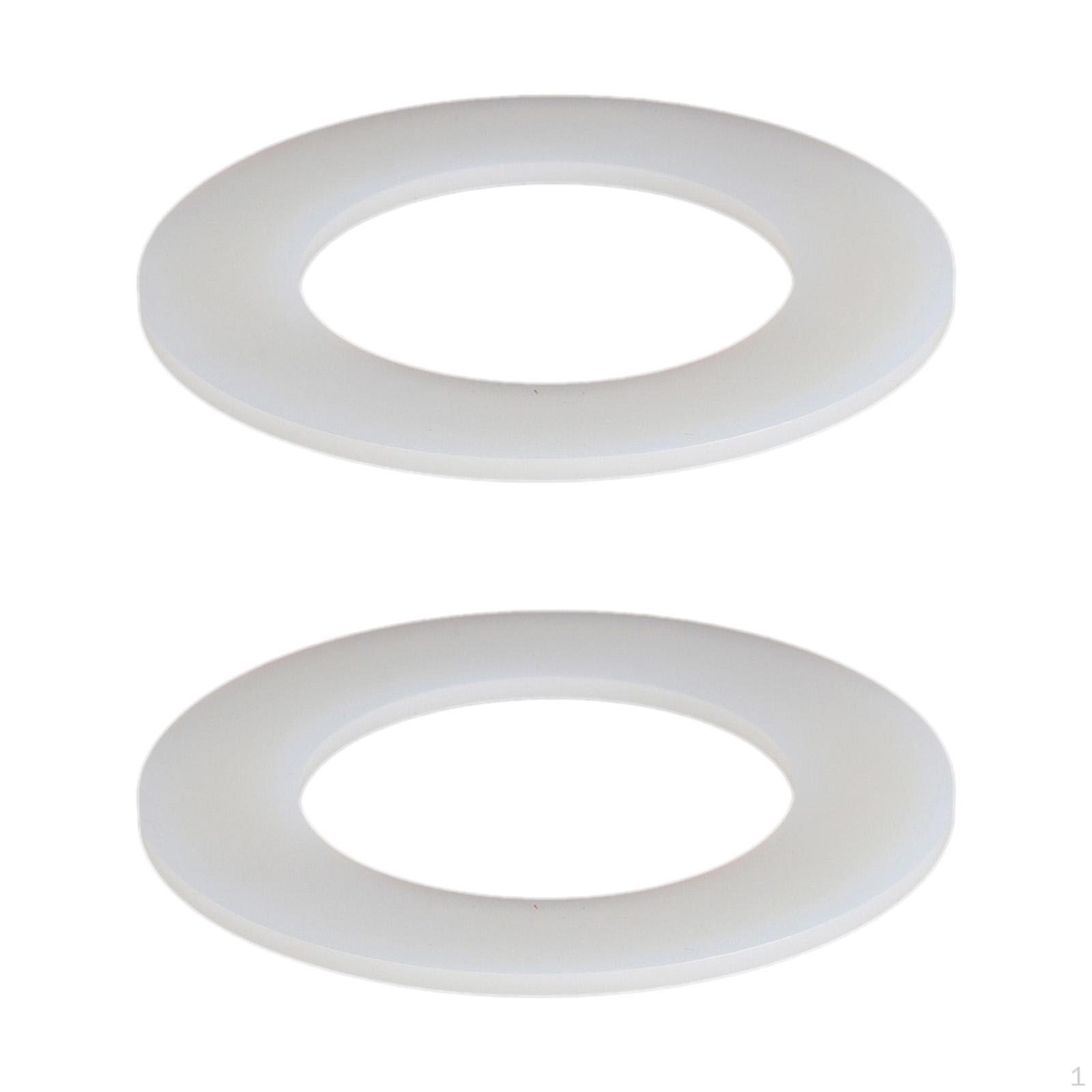 

2 шт. Уплотнительные кольца для сливного клапана унитаза, шайба, запасные части для обслуживания, замена, диаметр внутреннего отверстия 5 см