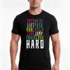 Live Hard Tshirt Summer Casual Cotton Tee Oversized Streetwear Tops Vintage Graphic Print Loose Fit Short Sleeve
