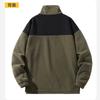 Cozy Up Men's Lightweight Polar Fleece Jacket Full Zip Antistatic Casual Coat Soft Warm Outwear with Zipper Pockets