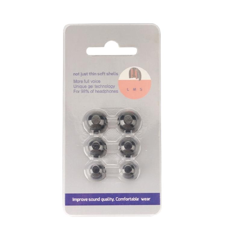 

Noise Cancelling Ear Tip Covers Comfortable Enhances Sound Frequency Experience Daily Use For Buds T200 Noise Isolating чорний