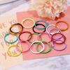 BHBL Colorful Loose Leaf Binder Rings (100 Pack) Metal Office Book Rings Paper Rings for Index Cards Notebook