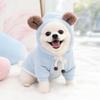 Plush Lining Dog Hiking Jacket Winter Dog Bodysuit Fashion Pet Clothes  Cat
