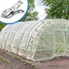 120 Pcs Greenhouse Clips, Garden Clips for Netting, Stainless Steel Greenhouse Clamps, Have a Strong Grip to Hold Down The Shade Cloth or Plant Cover