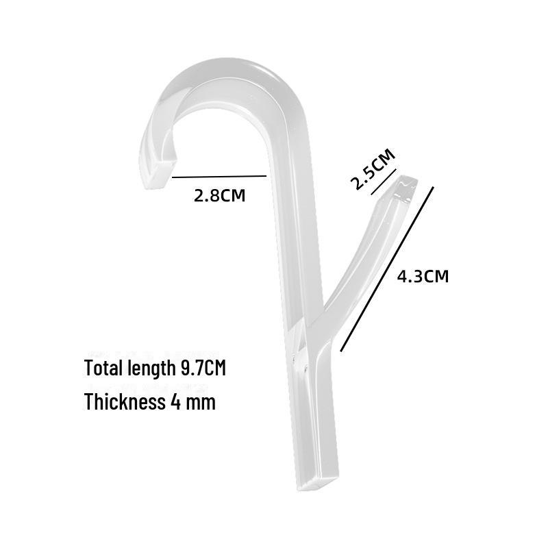 

Настенный цилиндрический крючок для одежды для радиатора ванной комнаты без перфорации прозрачный