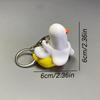 Wear-Resistant Clicker Toy Keychain 3D Printed Banana Duck Keychain Mini Fidget Toy  Students