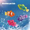 Magic Water Activated Glowing Swimming Fish Waterproof Interactive Robot Fish with Electric Movement Neon Deep-Sea Disco Bath Toy