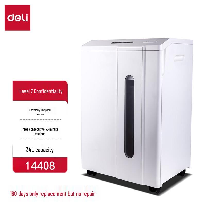 Deli Office & Home Paper Shredder CN plug (adapter included)