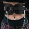 Pull-up & Weightlifting Waist Support Belt with Iron Chain for Strength Training