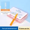 Medical Clean I-Type Interdental Brush: Soft, Telescopic Bristles for Orthodontic & Periodontal Care, 30-Piece Box