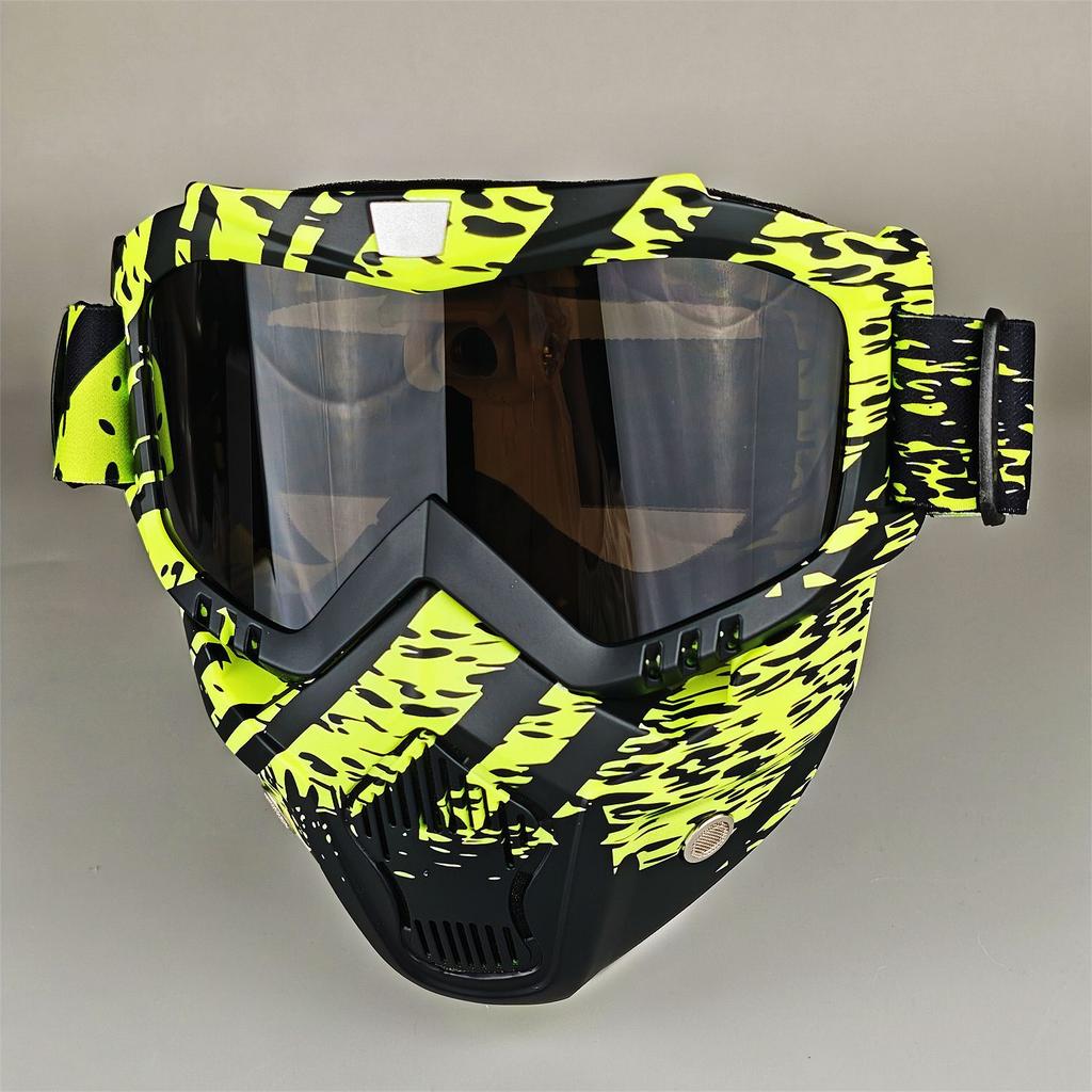 Moto Snow Goggles Mask UV400 Outdoor Riding Men's Windproof Sand Goggles Helmet Mask Mask