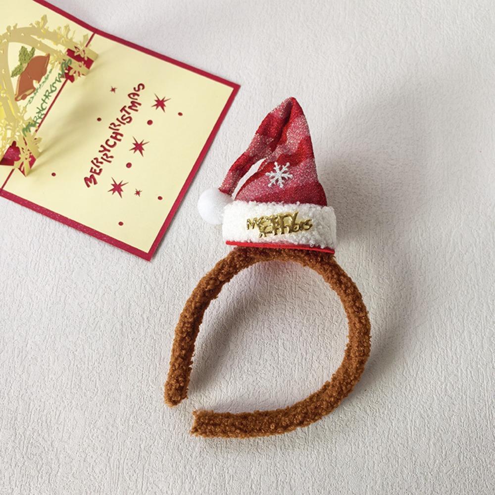 Merry Christmas Decor Bowknot Hair Hoop Christmas Children Hair Clip  Christmas Costume Dress Up