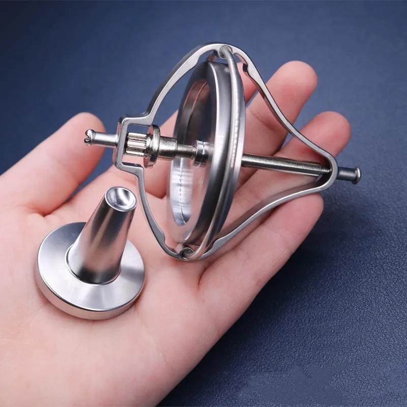 Metal Gyroscope Toy Fingertip Gyro Magic Anti-Gravity Adult Decompression Balance Mechanical Anti-Gravity Teaching Equip Toy