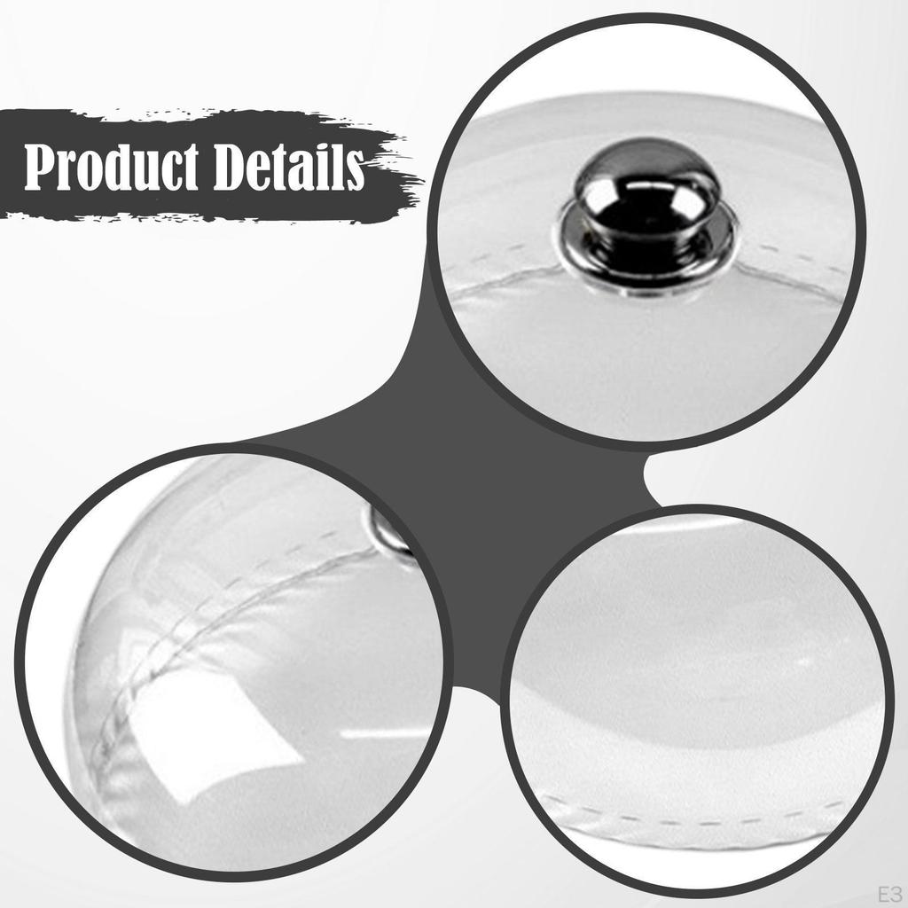 Food Dome Cover Cake Clear Reusable Multipurpose Tent Plate Lid for Home Kitchen