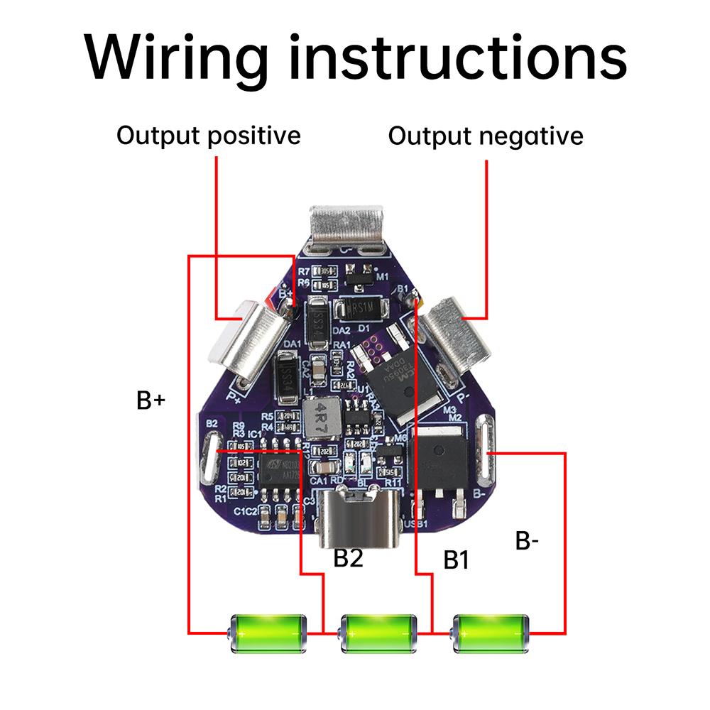 3S 12.6V 6A BMS Li-ion Lithium Battery Protection Board 18650 Power Bank Balancer Equalizer Board for Power Tool