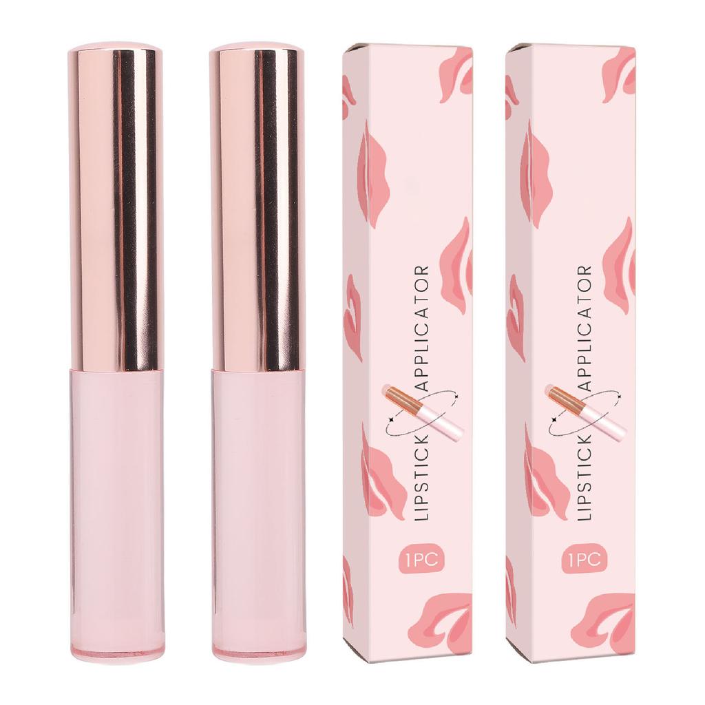 2pcs Lip Applicator Brush Portable Lip Gloss Applicator Makeup Lipstick Applicator for Lip Blush Eye