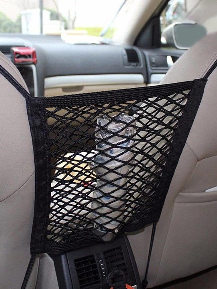 Motorcycle Cargo Net High Elastic Double Layer Motorcycle for Helmet Storage Bungee Cargo Net with Hooks Luggage Net