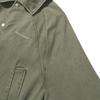 Filluminate Raglan Collar Denim Jacket - Khaki