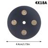 For 4X18A 3X21A Flat-to-pointed Battery Covers Flashlight Three Parallel Flat-to-top Battery Plastic Adapter Cover