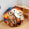 1 PC Automatic Folding Umbrella - Owls Pattern, Portable & Foldable Design with 8 Ribs, Christmas Birthday Gifts