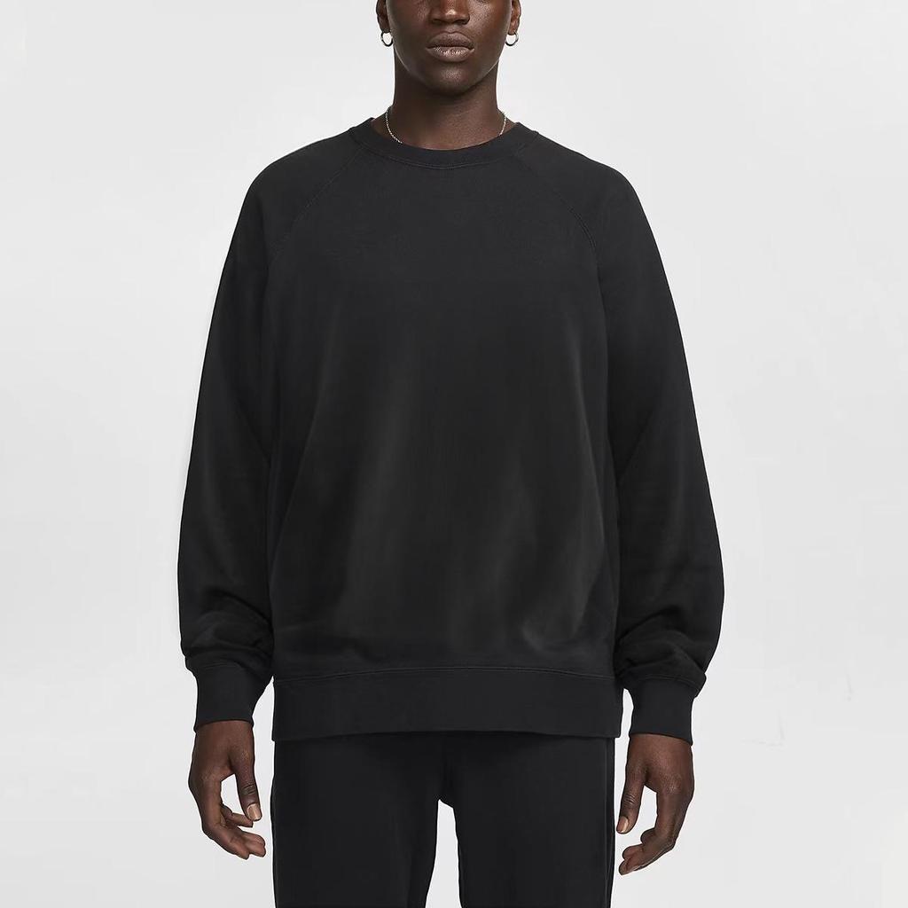 2024 Autumn/Winter Men's Heavyweight American Crewneck Sweatshirt - High Quality, Long Sleeve, Loose Fit