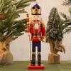 Figures Puppet Christmas Nutcrackers Christmas Wooden Nutcracker Soldier 38cm