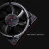 80mm PWM 5V ARGB Case Fan MFDB Hydraulic Bearing PWM Intelligent Temperature Control 800-2500RPM 7 Blades PC Case Fan
