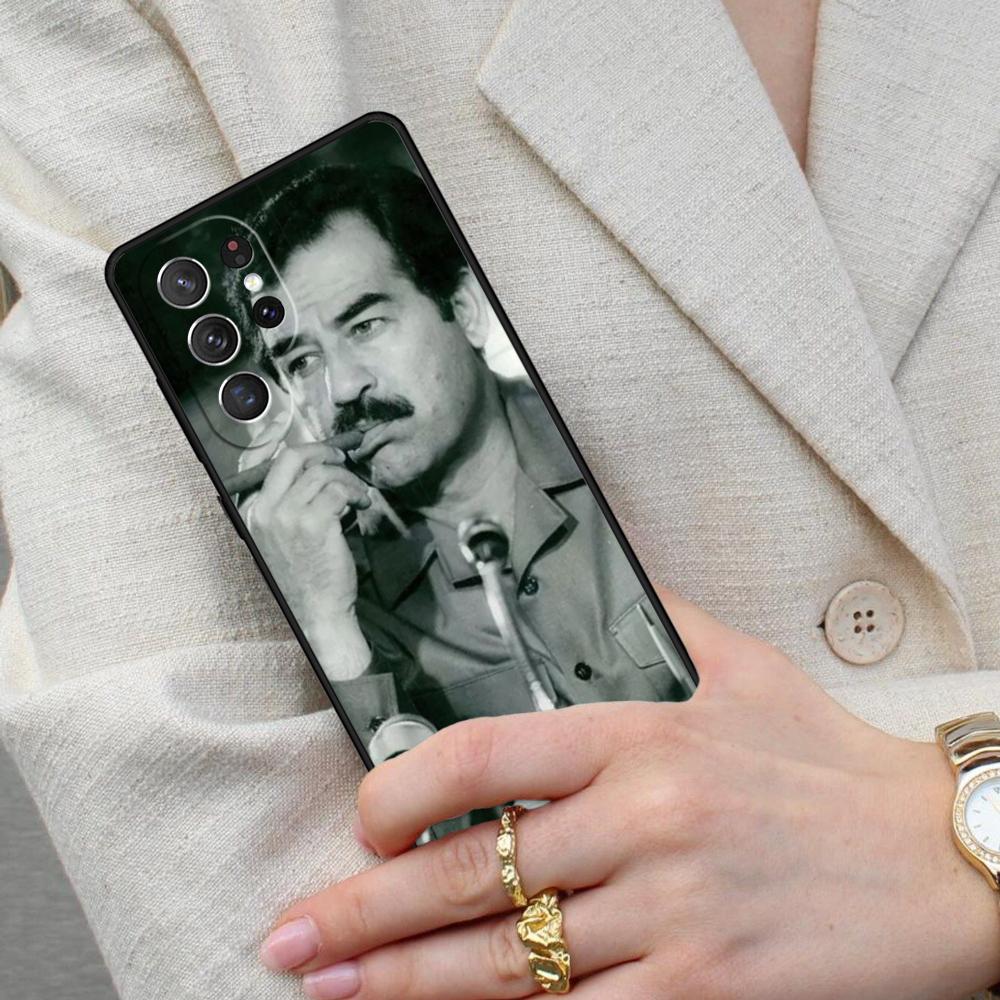 Arabic Iraq Saddam Hussein Cell Phone Case for Samsung Galaxy S26 Ultra S25 S24 S23 S22 S21 S20 Note10 Cover Galaxy S22 Ultra 5G