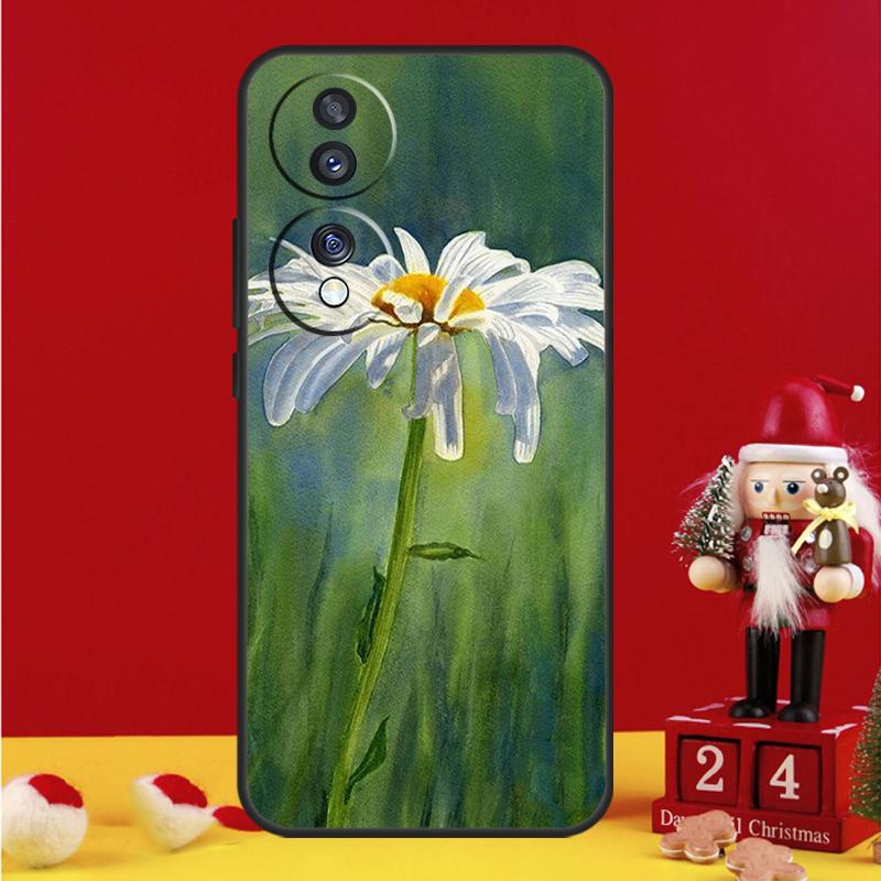 Daisy Watercolor Case For Honor Magic 7 6 8 Pro Honor Win X9a X9b X9c X9d X8c X8b 50 70 90 200 400 Lite Cover