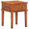 Day and Night - Day and Night Solid Acacia Wood Bedside Table 40x40x50 Cm