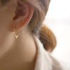 Gilded Leaf Earrings: S925 Sterling Silver Hooks, Fashionable, Light Luxury Design, Women's Dangle Jewelry.