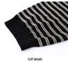 Mom's Stylish Spring Striped Lapel Knitwear for Middle-Aged & Elderly Women - Age-Reducing, Loose Fit T-shirt Top