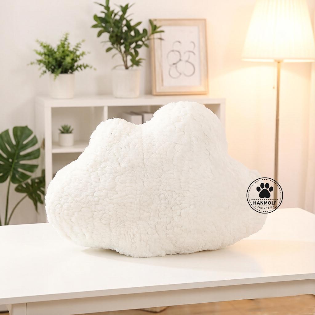 Shy Sky Plush Throw Pillow Stuffed Pink Grey White Cloud Moon Star Water Drop Soft Cushion Sofa Chair Decoration Present