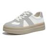Retro leather German training shoes women's 2025 autumn new models are not tired of feet, platform white shoes, casual and versatile fashion women's s