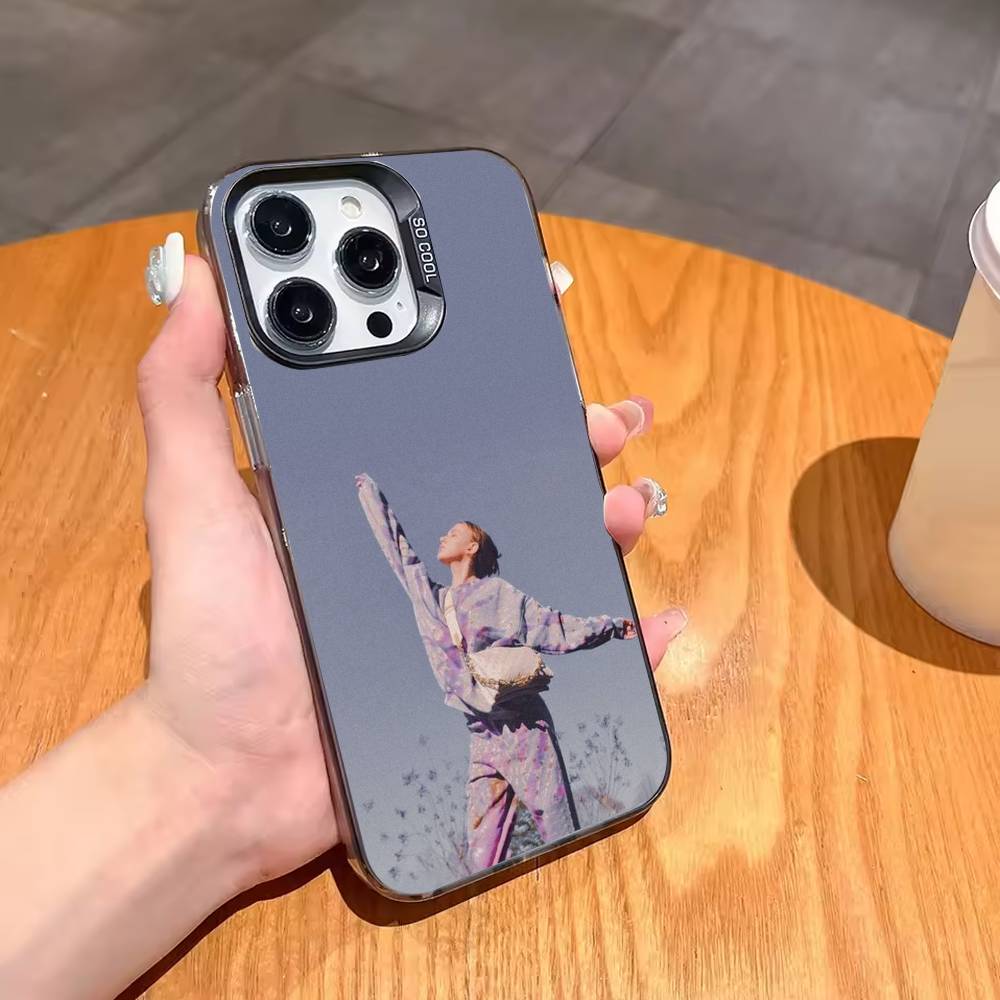 

M-Millie Bobby B-Brown Phone Case For iPhone17 16 15 14 13 12 Pro Max Grey Black Matte Laser Metallic Aurora Funda iPhone13