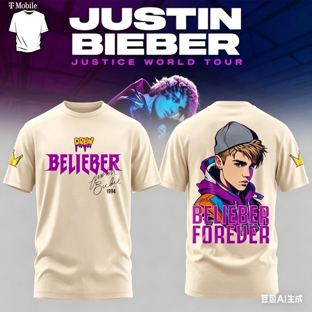 Justin Vintage Bieber Graphic TShirt Inspired Fan Tee Retro JB Shirt Streetwear Music Fan Gift Unisexs Womens Cotton Tshirt Y2K