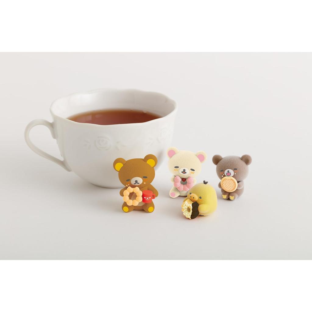 San-X Rilakkuma „Rilakkuma x Mister Donut“ Petit Rilakkuma Mama Scotch (Pon de Ring) AB34601 V35 x Š30 x H30mm