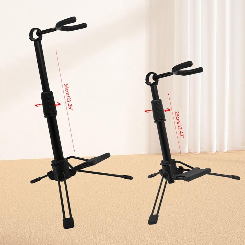 Foldable Portable Alto Tenor Saxophone Stand Sax Tripod Holder Instrument Saxophone Accessories for Alto Tenor Saxophone